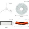 Repuestos Para Robot Vacuum S10+ Filtro+ Rodillo + Cepillos