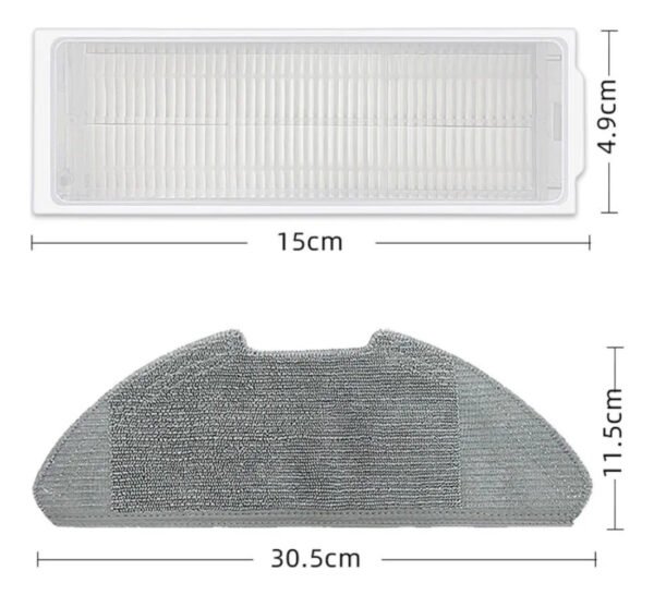 Filtro + Mopa Aspiradora Xiaomi Mi Robot Vacuum 2 Pro - Lite