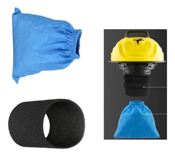 Bolsa De Tela Filtro Aspiradora Karcher Wd1 O Mv1