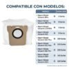 Bolsa-para-aspiradora-h50-5-pro-x20-pro Bolsa Para Polvo Aspiradora Xiaomi / Dreame