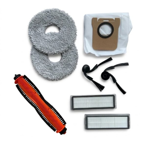 Kit-Aspiradora-Xiaomi-5 Pro-Cepillo-Rodilo-Filtro-Laterales-Mopas Kit Para Aspiradora Xiaomi 5 Pro Cepillos+filtros+mopa+bolsa